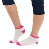 Surprizeshop Ladies Pom Socks 3-Pair 4-7  Pink